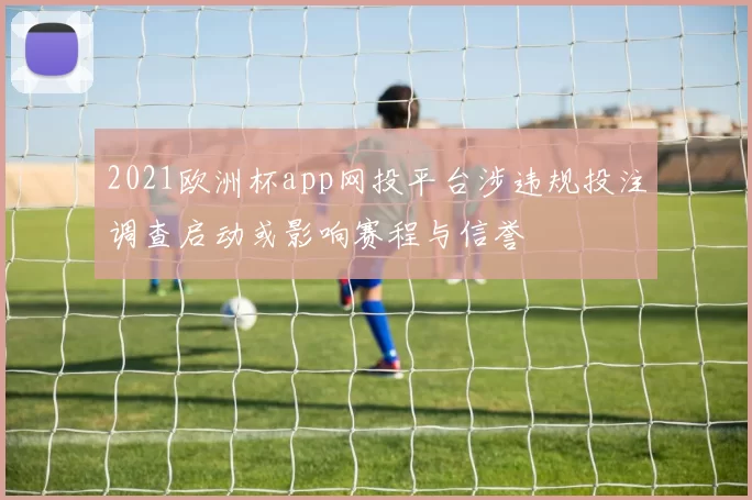 2021欧洲杯app网投平台涉违规投注调查启动或影响赛程与信誉