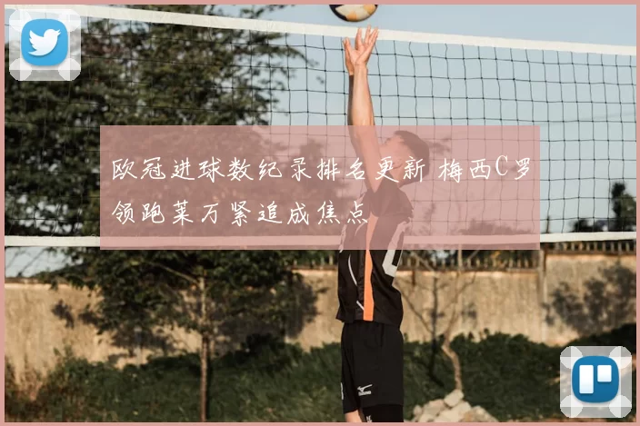 欧冠进球数纪录排名更新 梅西C罗领跑莱万紧追成焦点