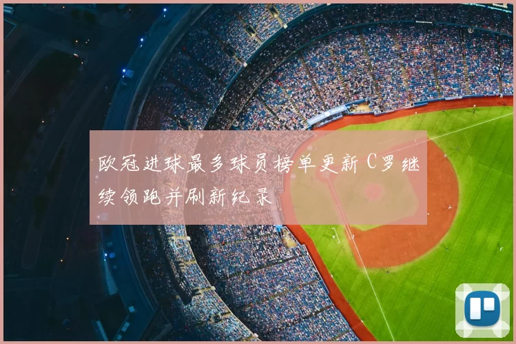 欧冠进球最多球员榜单更新 C罗继续领跑并刷新纪录